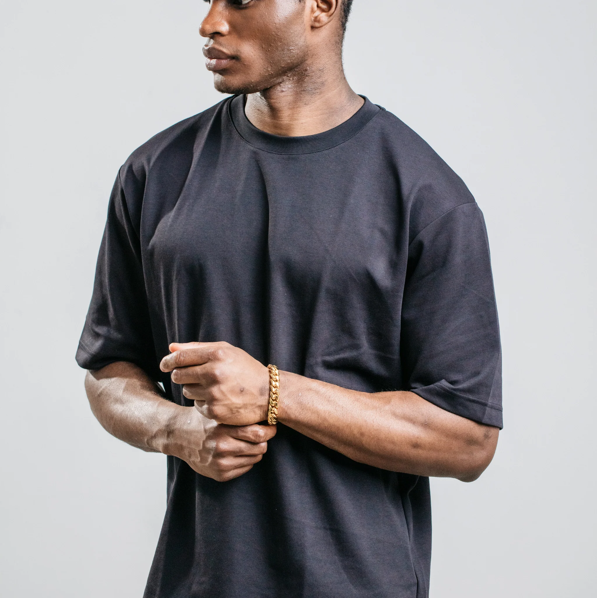 12mm Miami Cuban Bracelet - Gold - Image 3