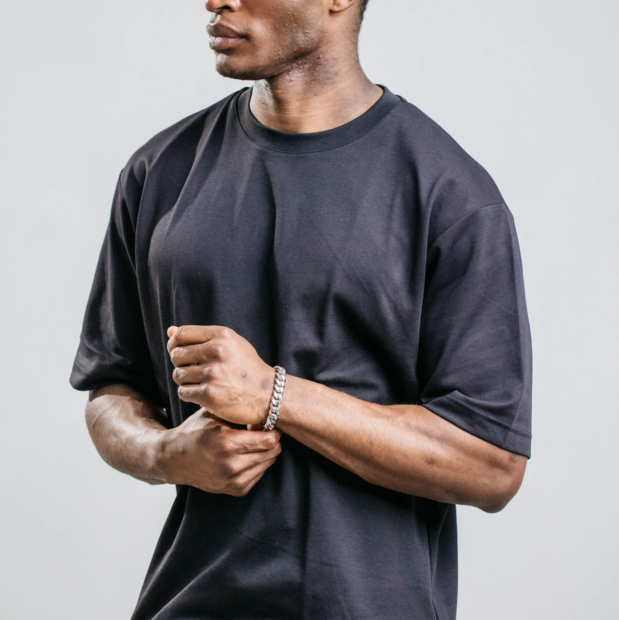 12mm Miami Cuban Bracelet - Silver - Image 3