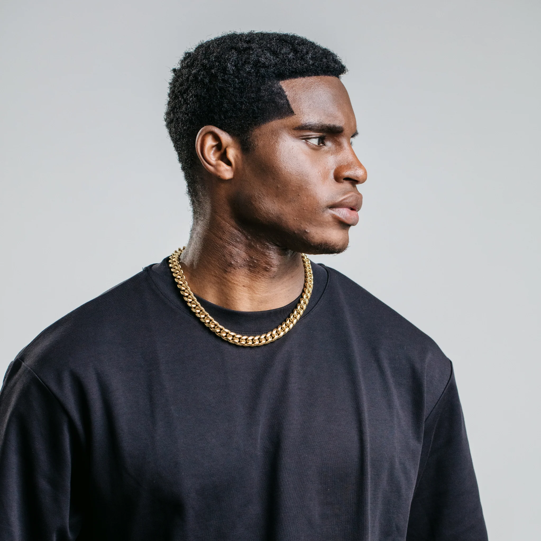 12mm Miami Cuban Chain - Gold - Image 3