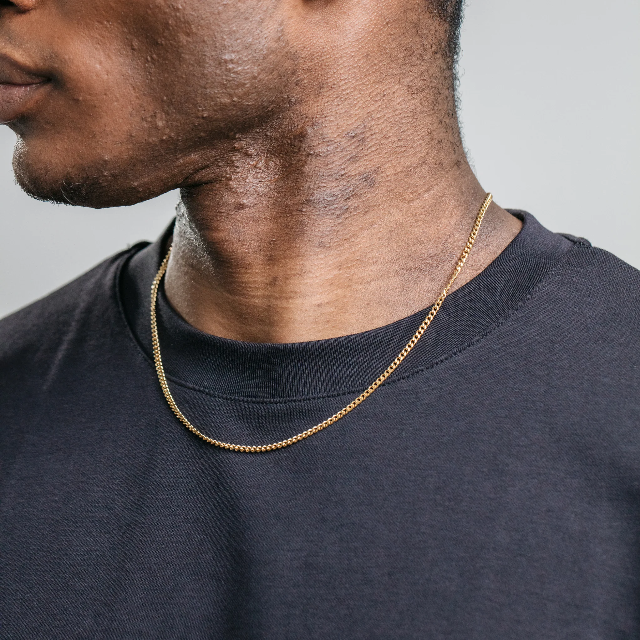 3mm Miami Cuban Chain - Gold - Image 6