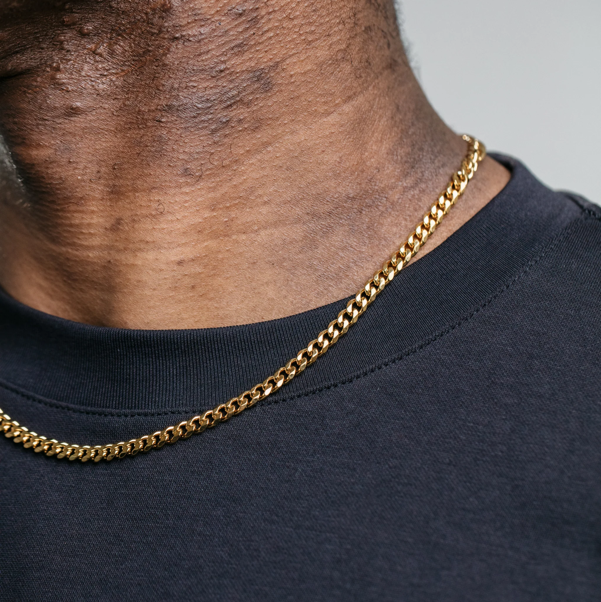 5mm Miami Cuban Chain - Gold - Image 7