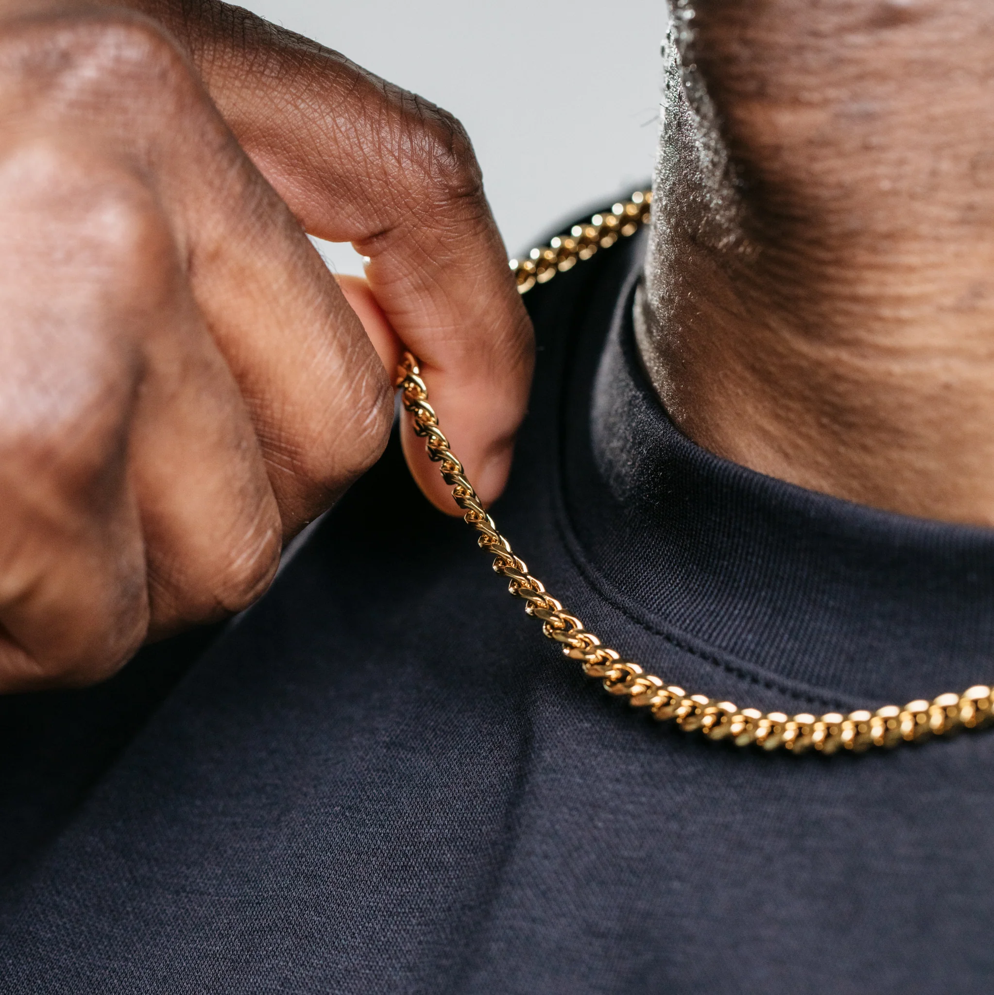 5mm Miami Cuban Chain - Gold - Image 8