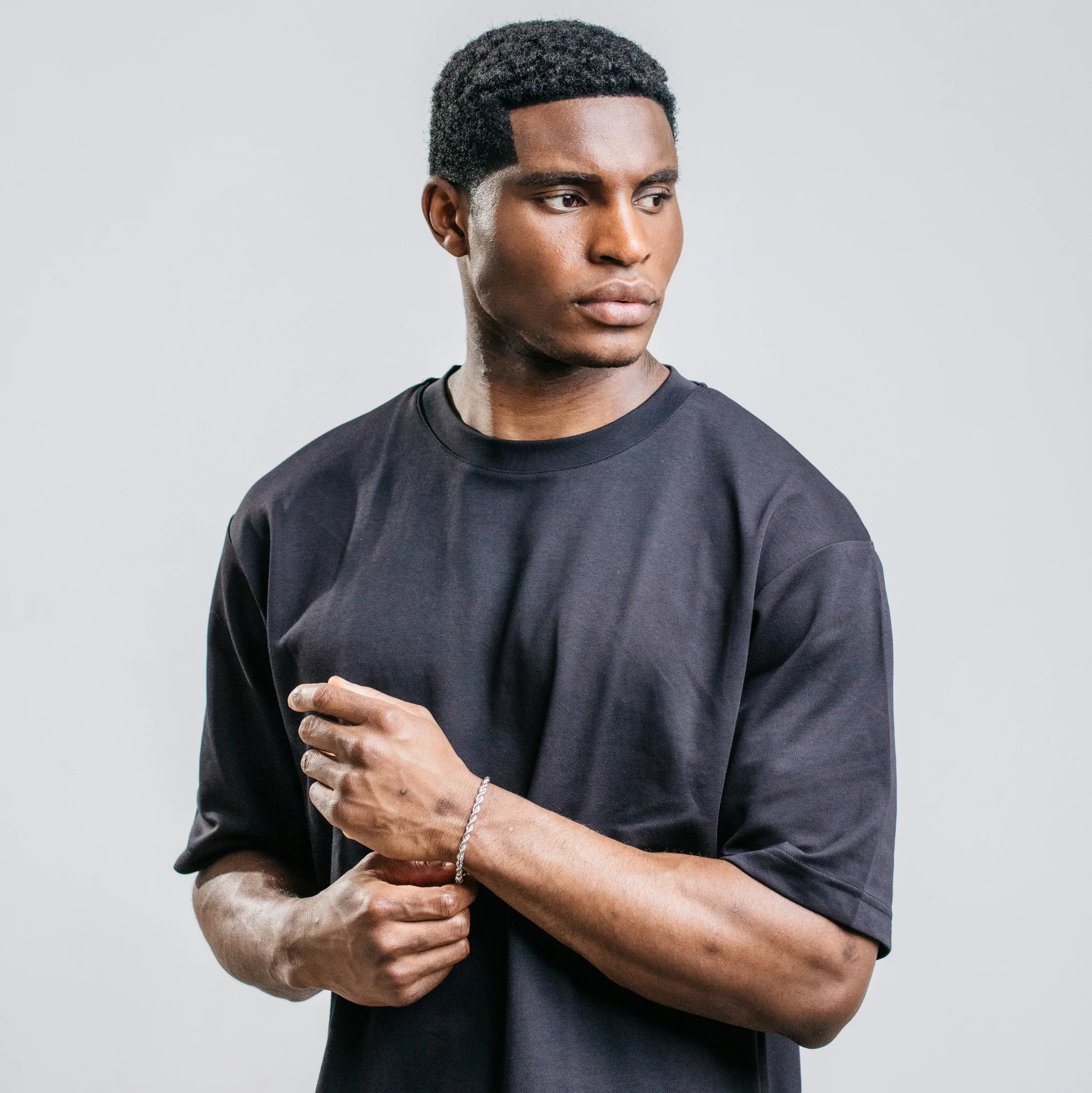 5mm Rope Bracelet - Silver (S) - Image 3