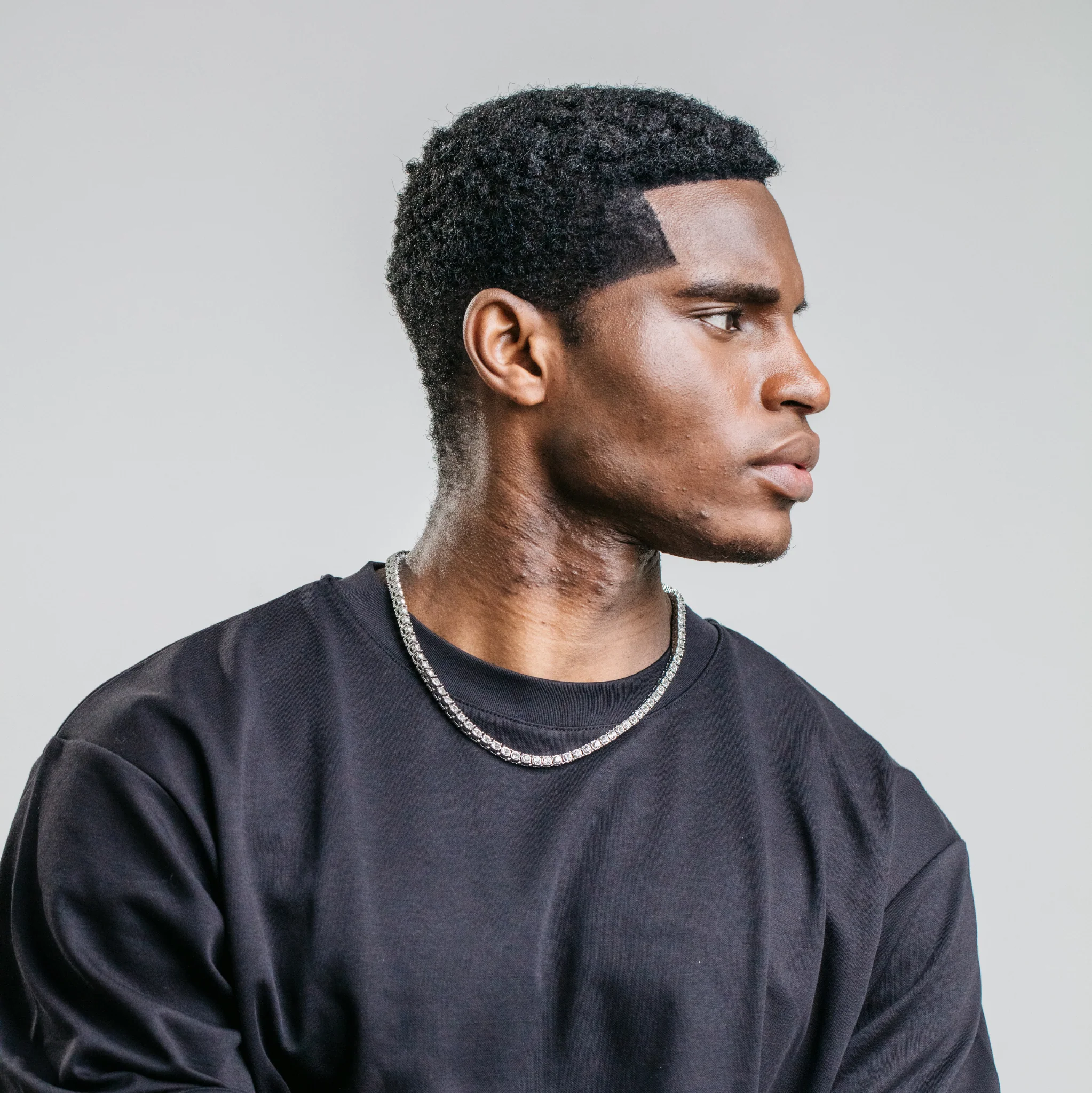 5mm Tennis Chain - Silver (S) - Image 3