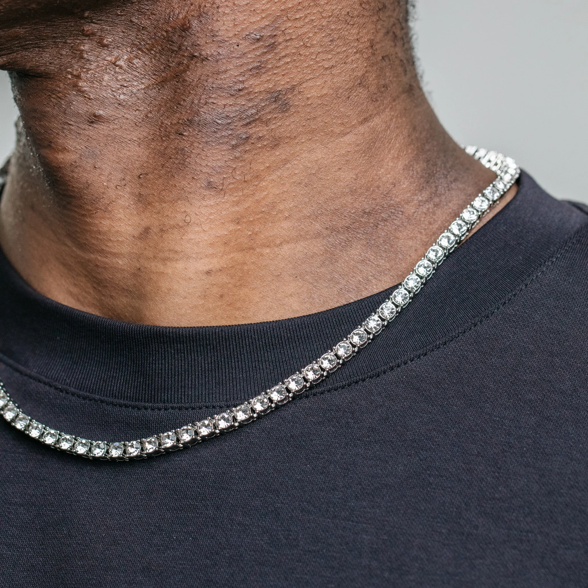 5mm Tennis Chain - Silver (S) - Image 6