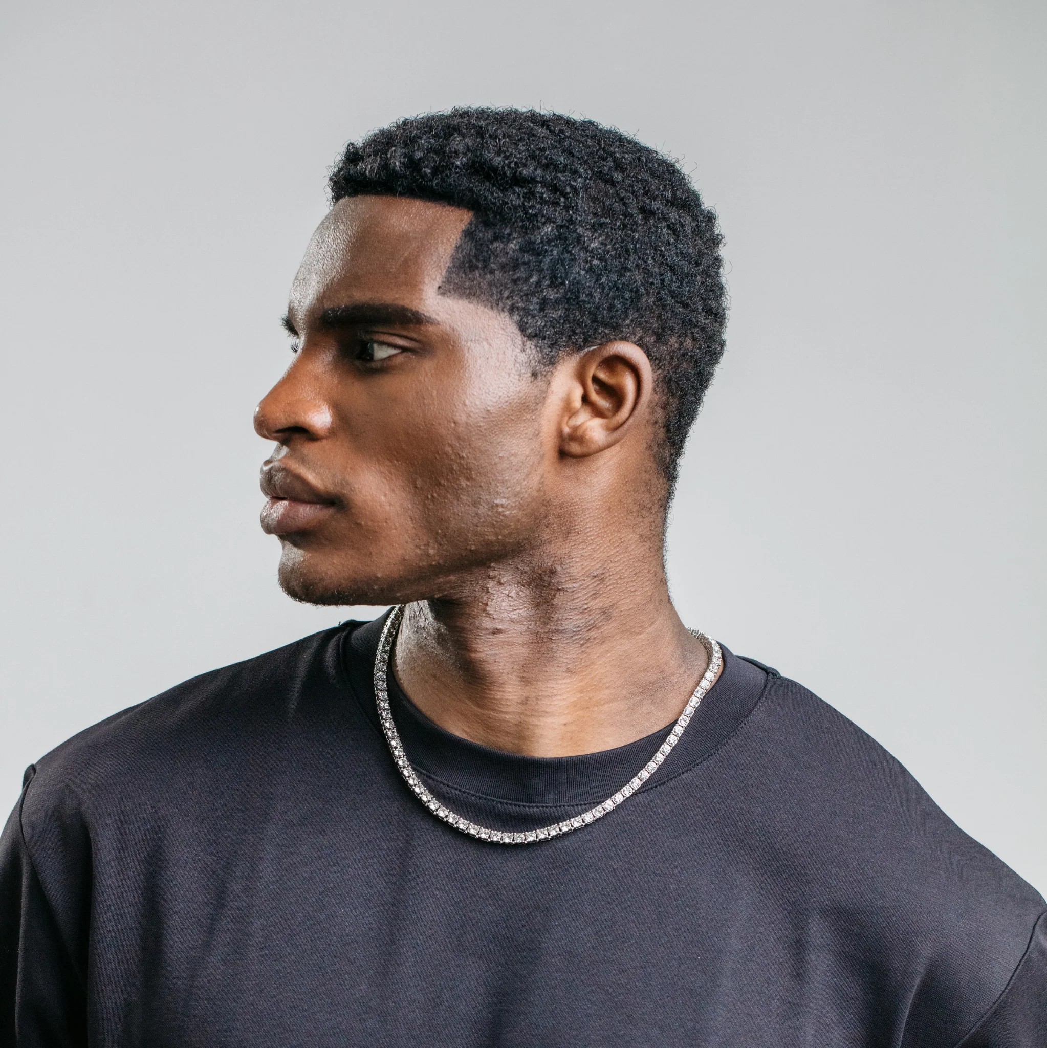 5mm Tennis Chain - Silver (S) - Image 7