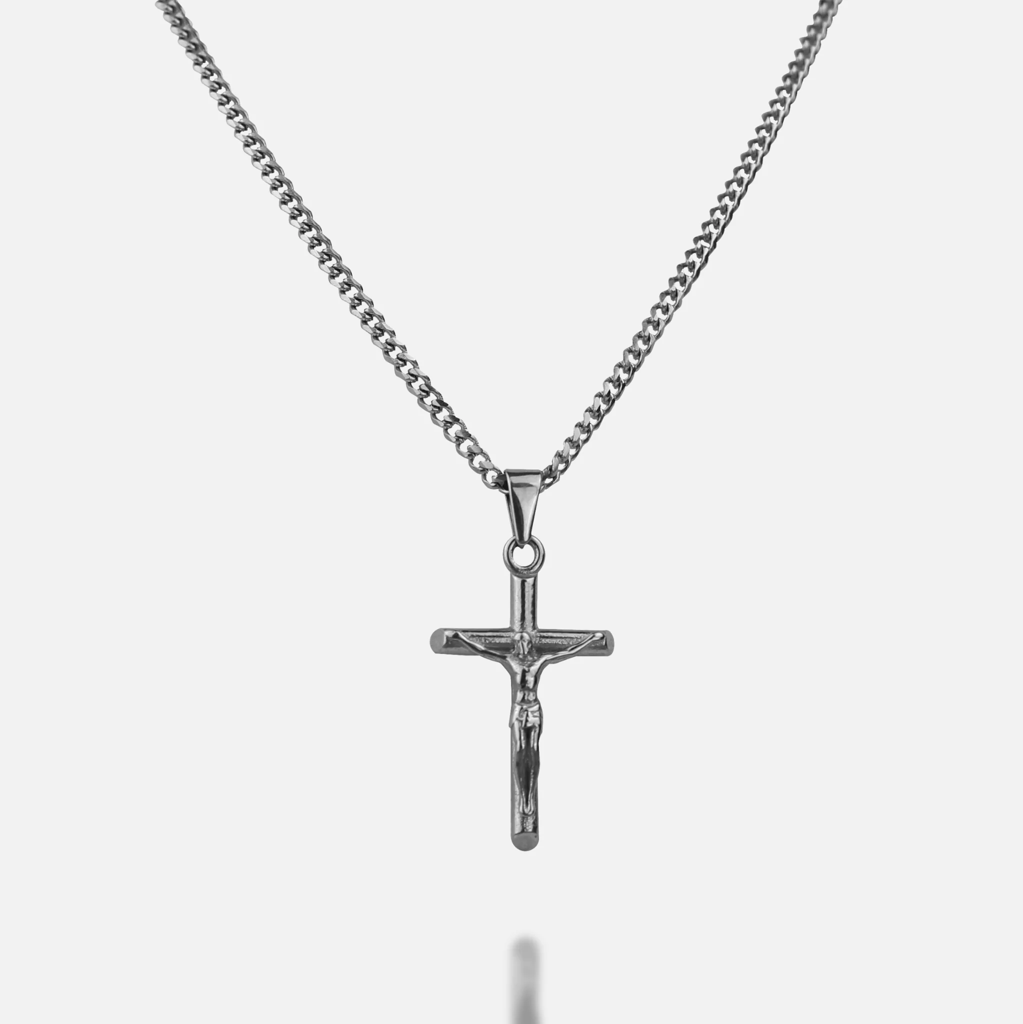 Crucifix Pendant - Silver (S) - Image 2